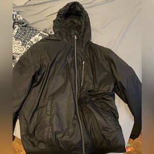 Zara hooded bomber jacket M